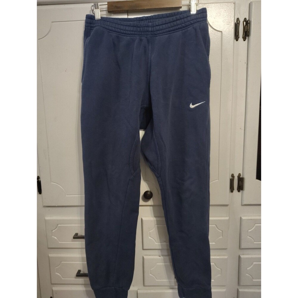 Nike sportswear drawstring navy joggers men Medium all cotton